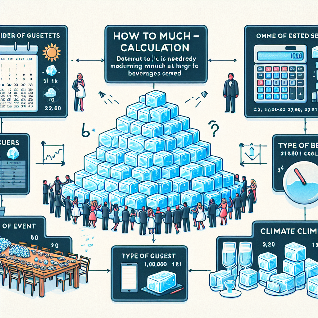 Jak obliczyć, ile lodu potrzeba na wesele lub duży event? Jak obliczyć, ile lodu potrzeba na wesele lub duży event?