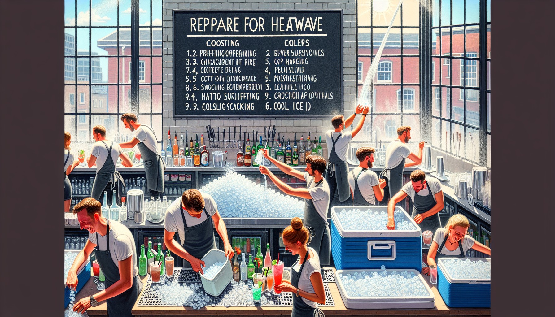 Jak przygotować bar na falę upałów – logistyka lodu krok po kroku